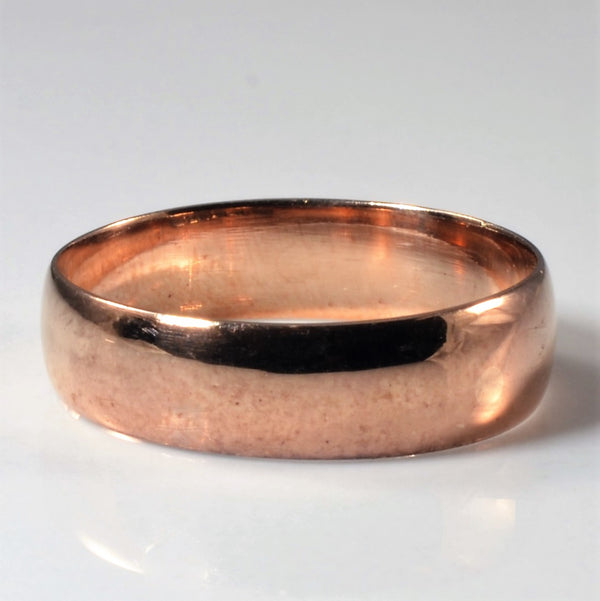 Early 1900s Rose Gold Band | SZ 6.5 |