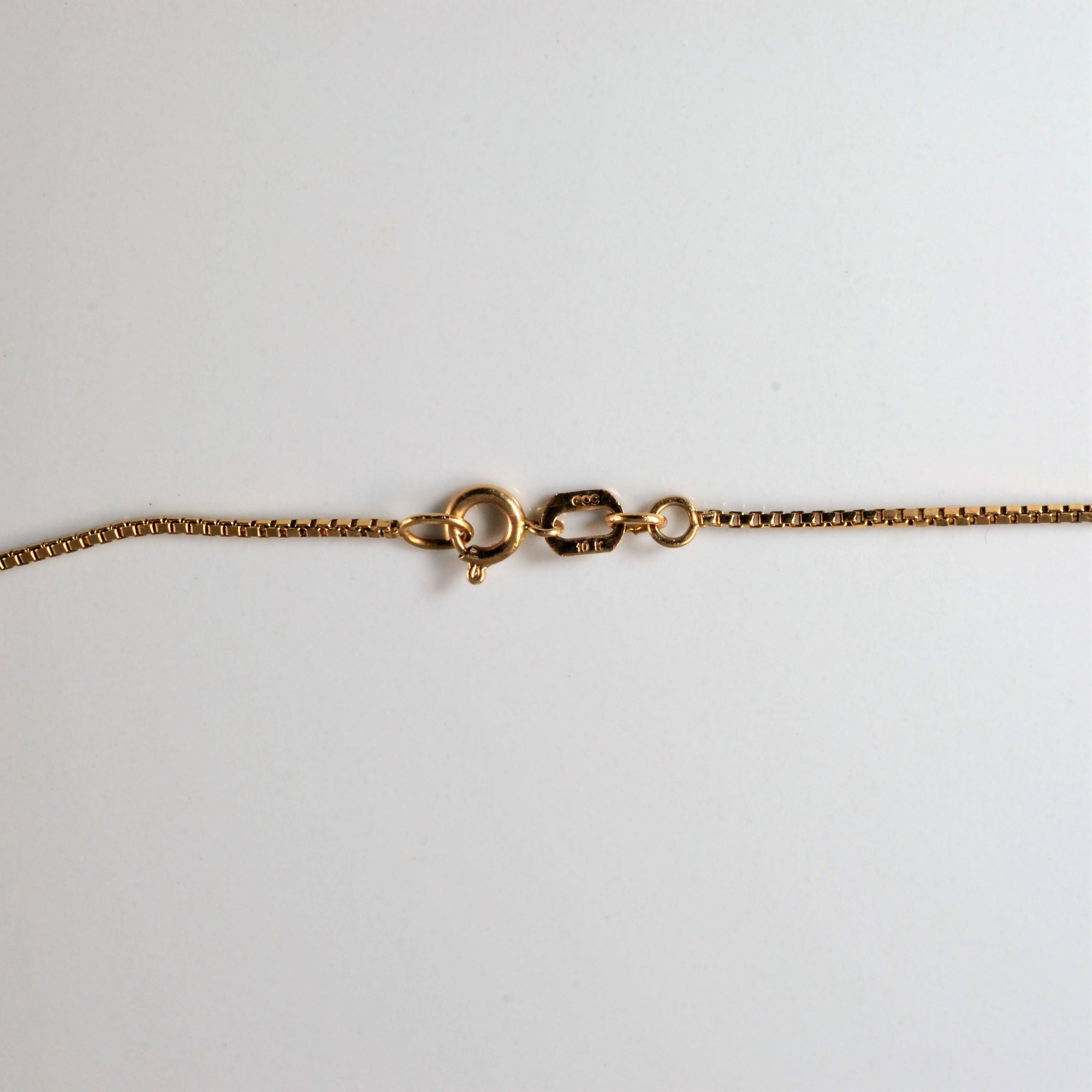 10k Yellow Gold Box Chain | 16