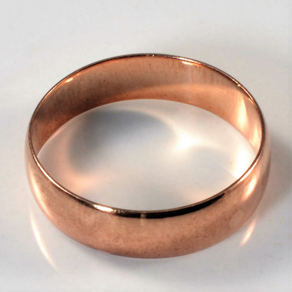 Early 1900s Rose Gold Band | SZ 6.5 |
