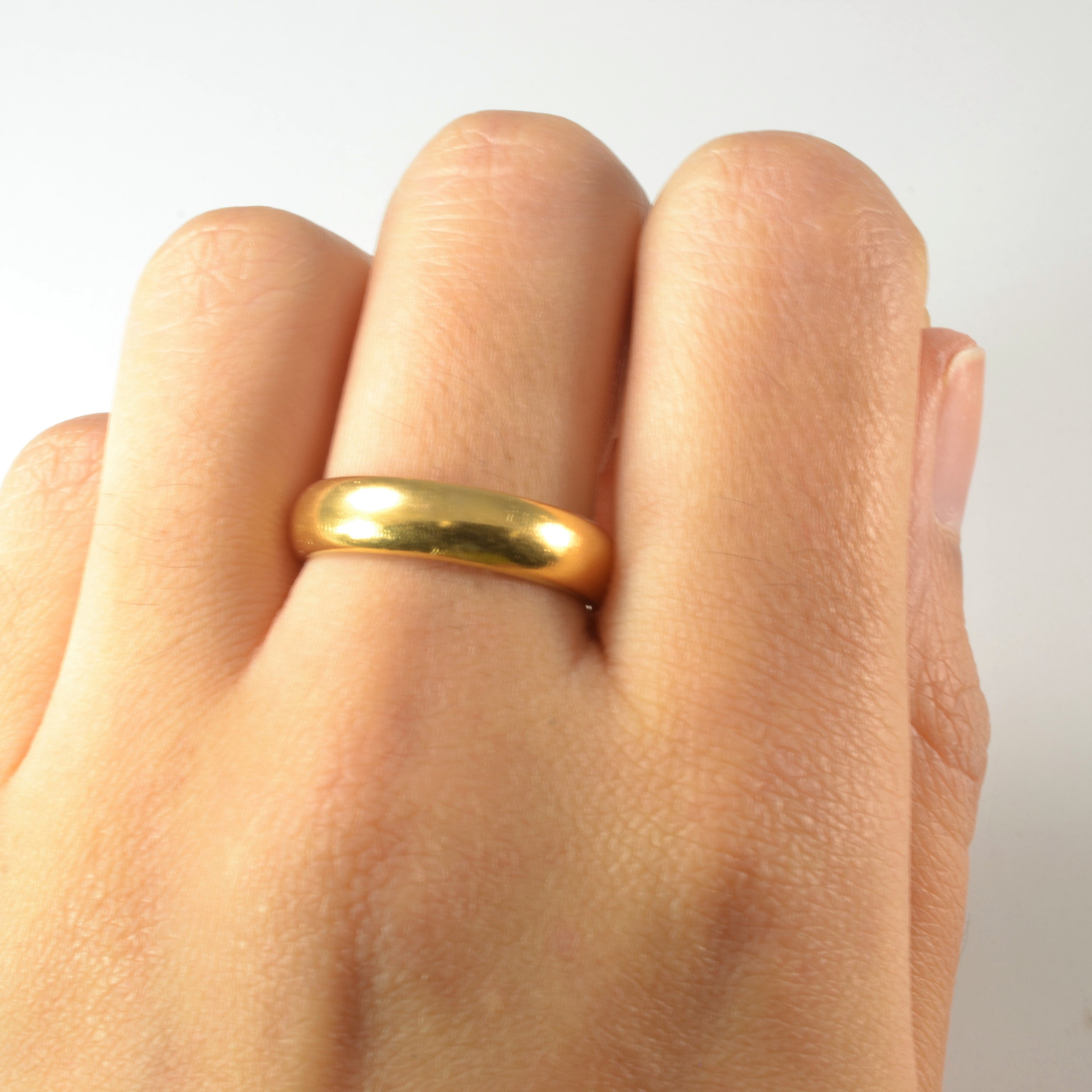 Heavy Yellow Gold Band | SZ 7.25 |