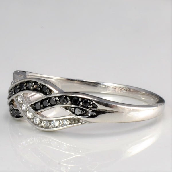 Braided Diamond Ring | 0.16 ctw, SZ 6.75 |