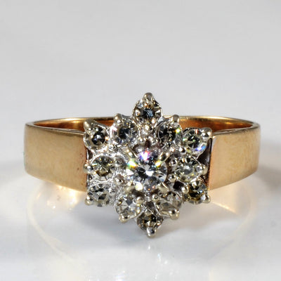 Diamond Cluster Ring | 0.48ctw | SZ 9 |
