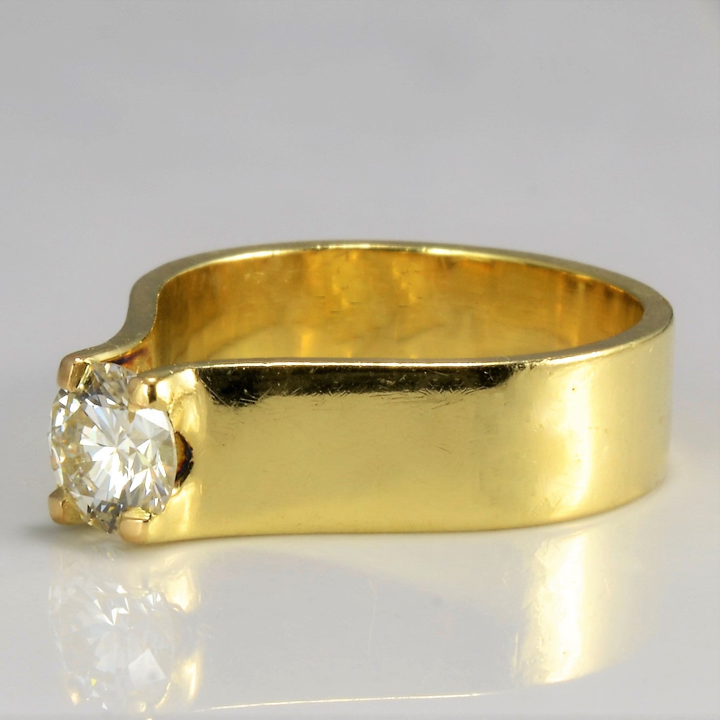 Solitaire Diamond Engagement Ring | 0.68 ct, SZ 6.5 |