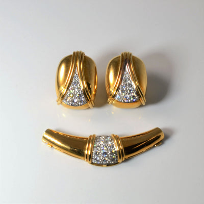 Cavelti' Diamond Earrings & Pendant Set | 1.64ctw |