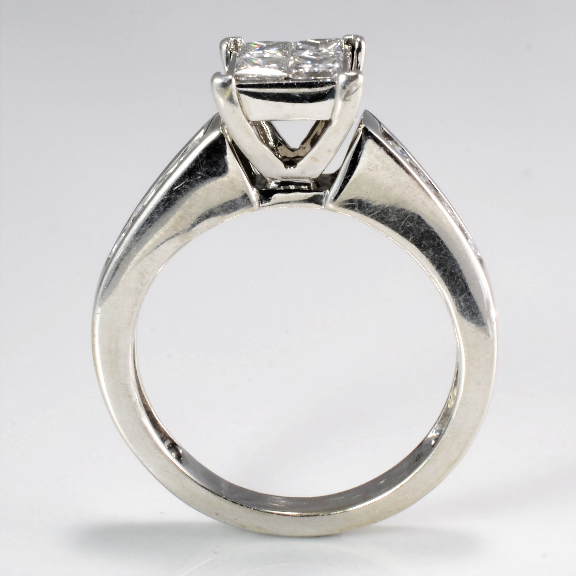 Tapered Diamond Engagement Ring | 0.62 ctw, SZ 5.5 |