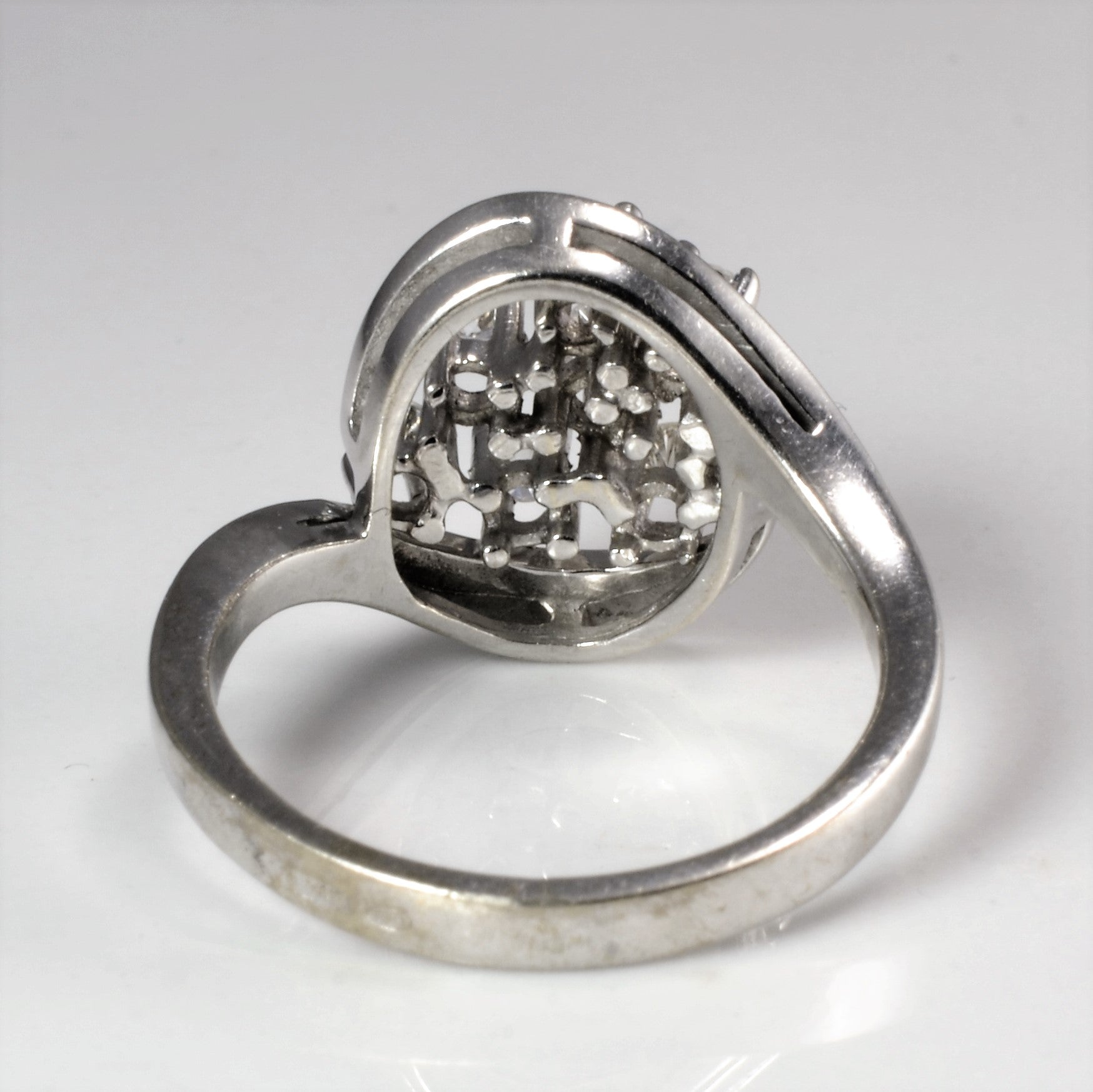 Cluster Diamond Bypass Ring | 0.36 ctw, SZ 5.75 |