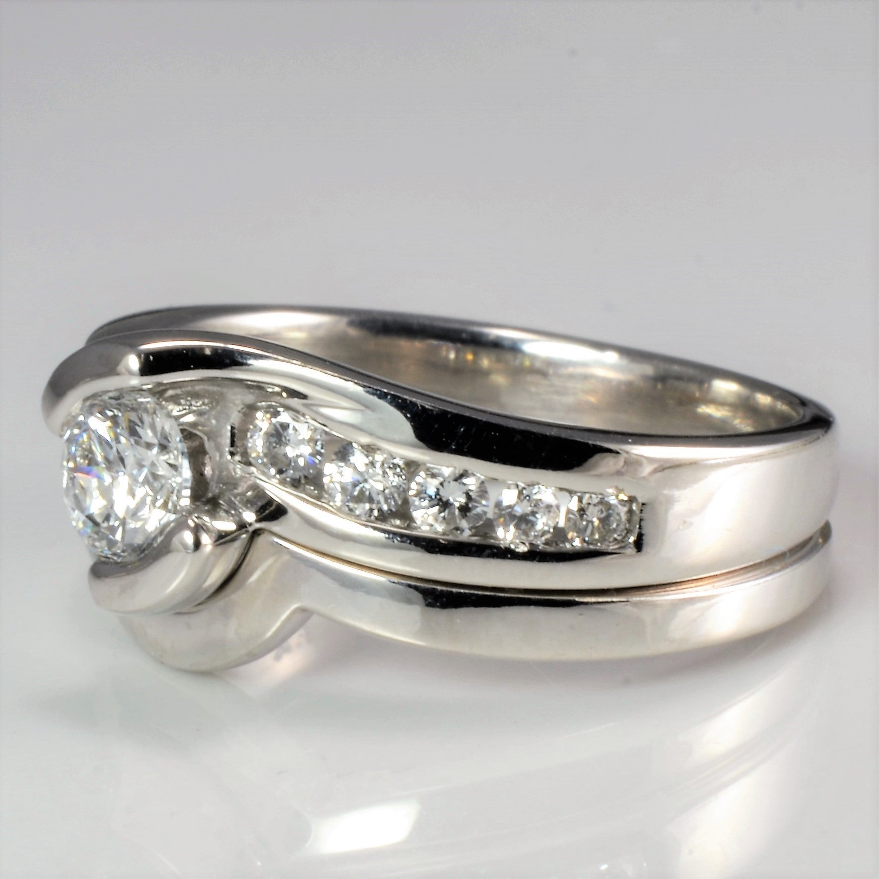 Bypass Channel Diamond Engagement Ring | 0.50 ctw, SZ 5.5 |