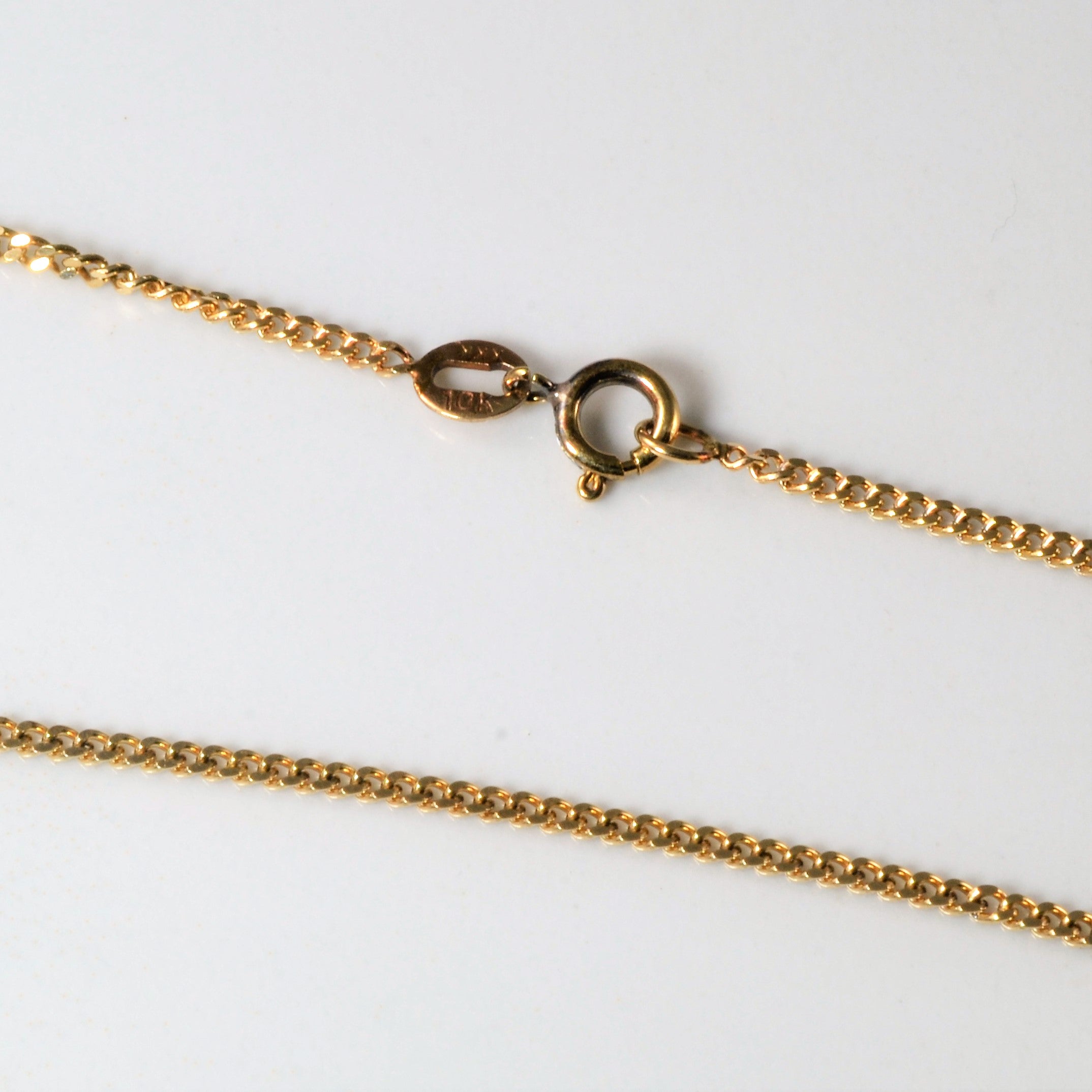 10k Yellow Gold Curb Chain | 18"|