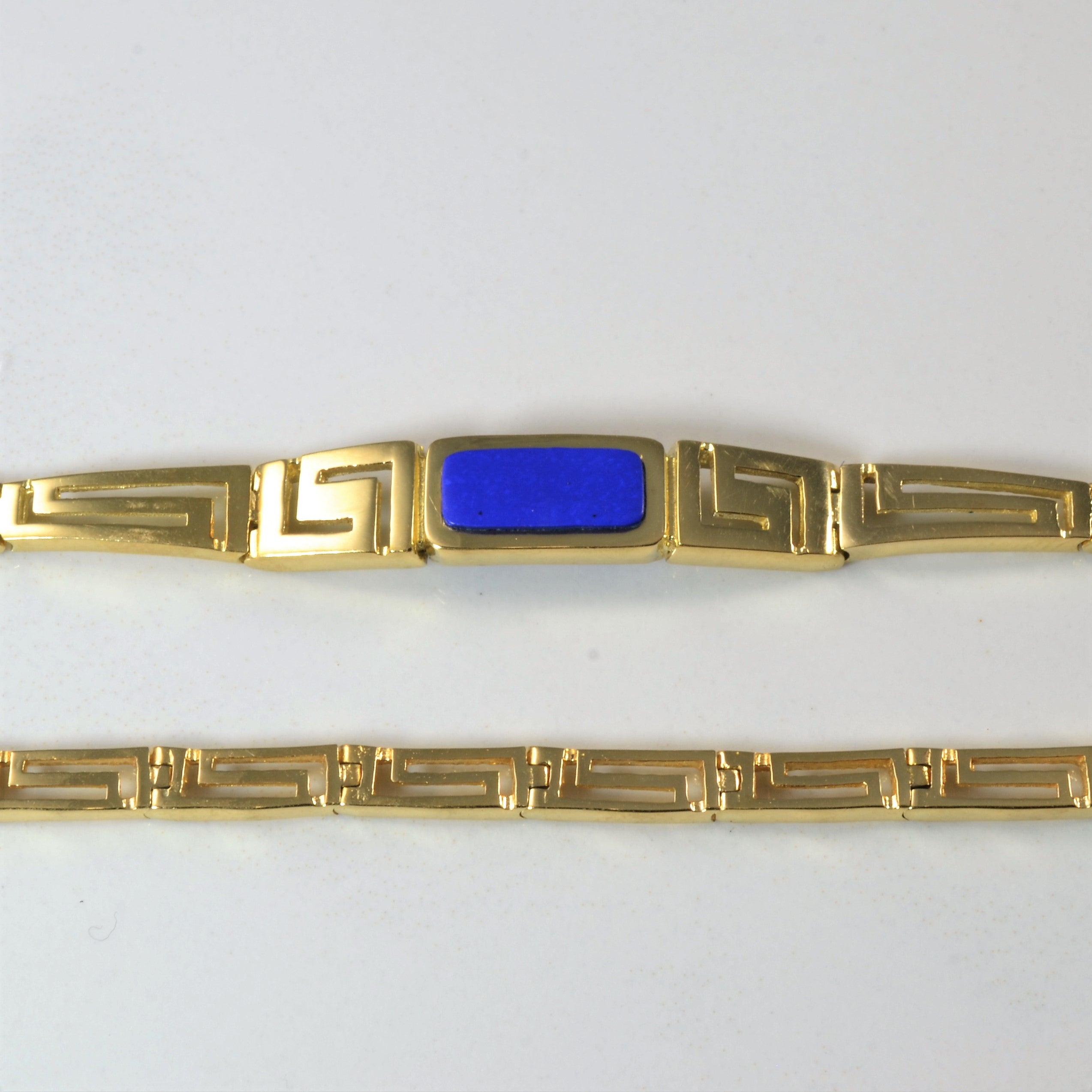 Yellow Gold Lapis Lazuli Inlay Suite | 3.00ctw |