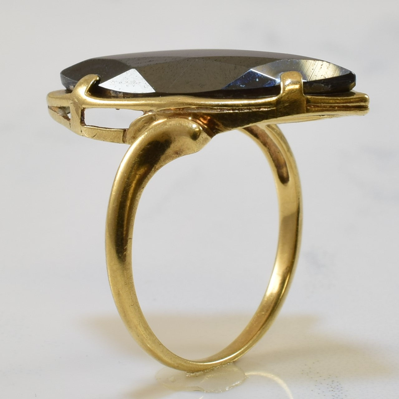 Marquise Hematite Ring | 4.00ct | SZ 6 |