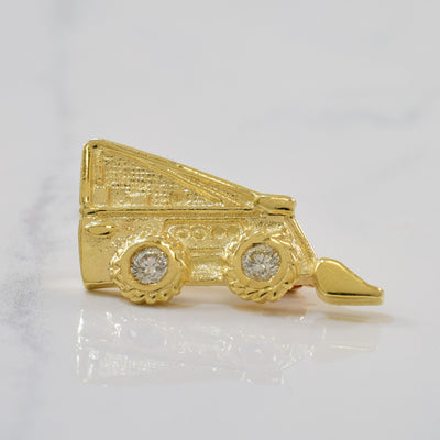 Diamond Bobcat Pin | 0.20ctw |