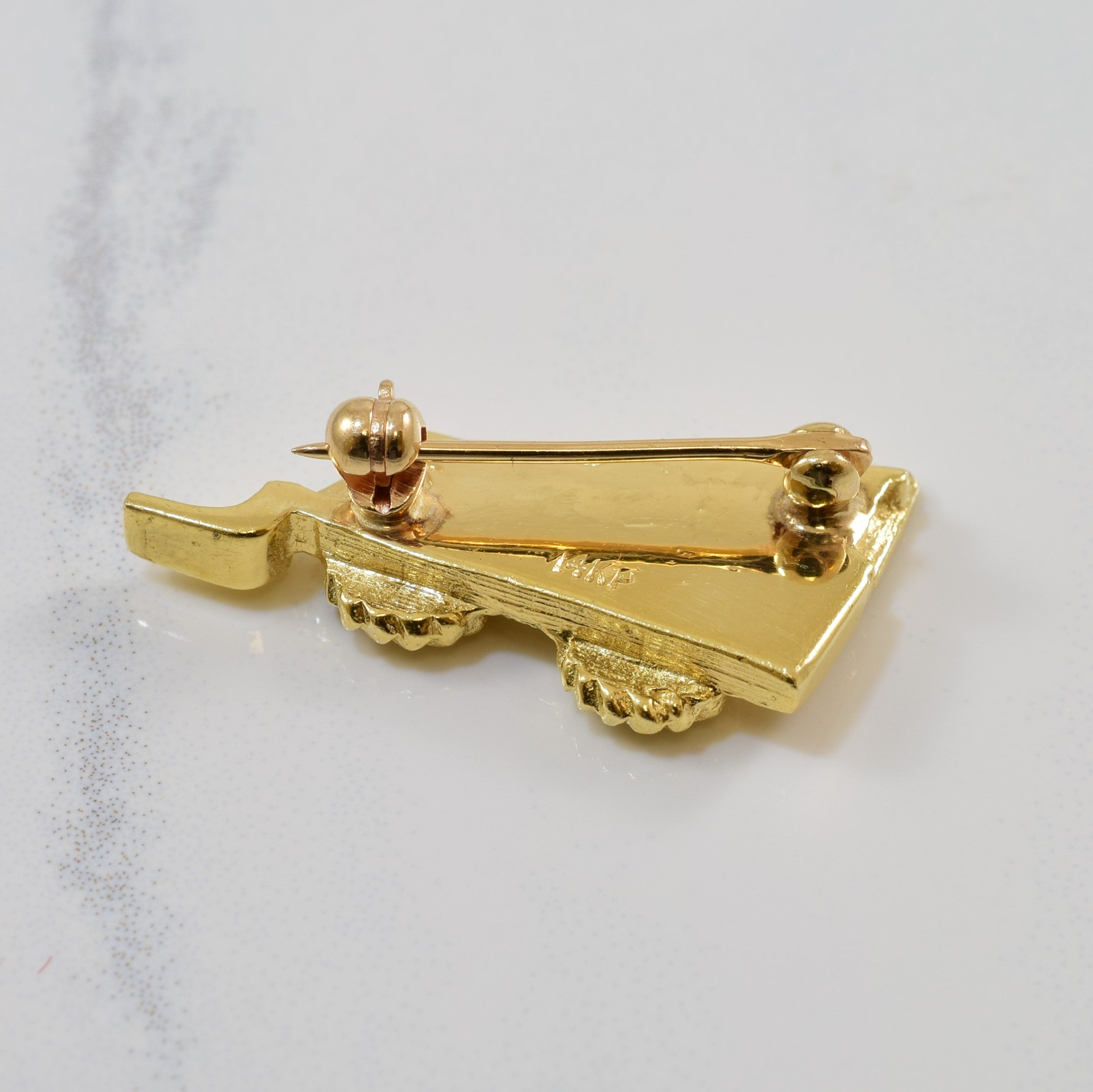 Diamond Bobcat Pin | 0.20ctw |