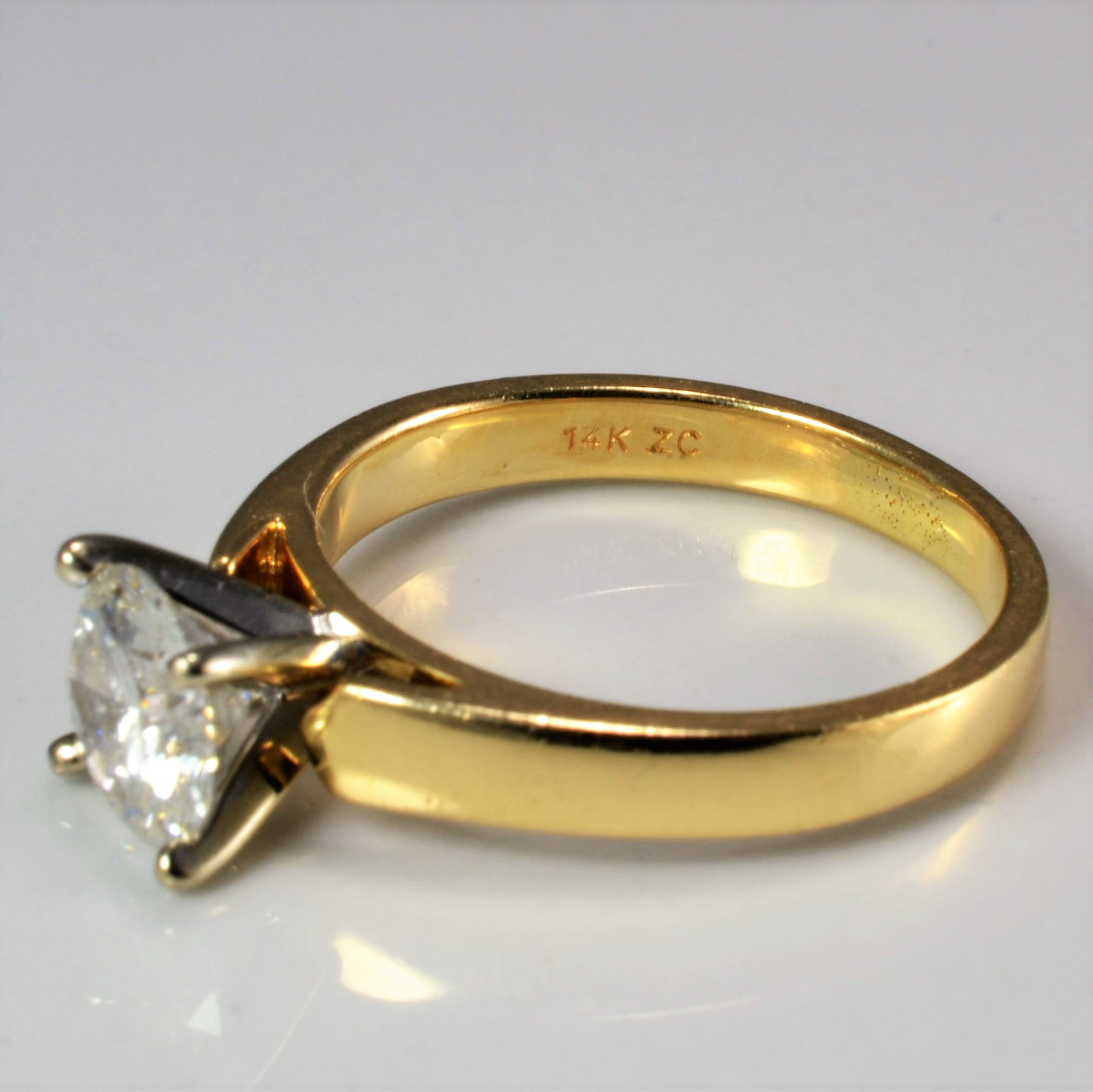 Prong Set Solitaire Diamond Engagement Ring | 1.15 ct, SZ 6.5 |