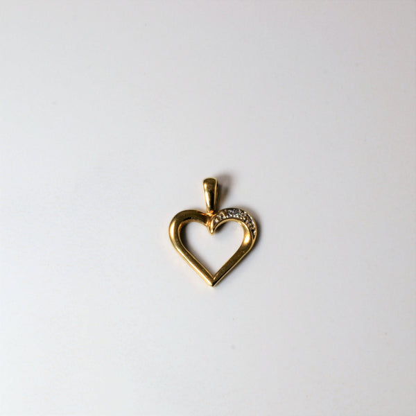 Diamond Heart Pendant | 0.01ct |