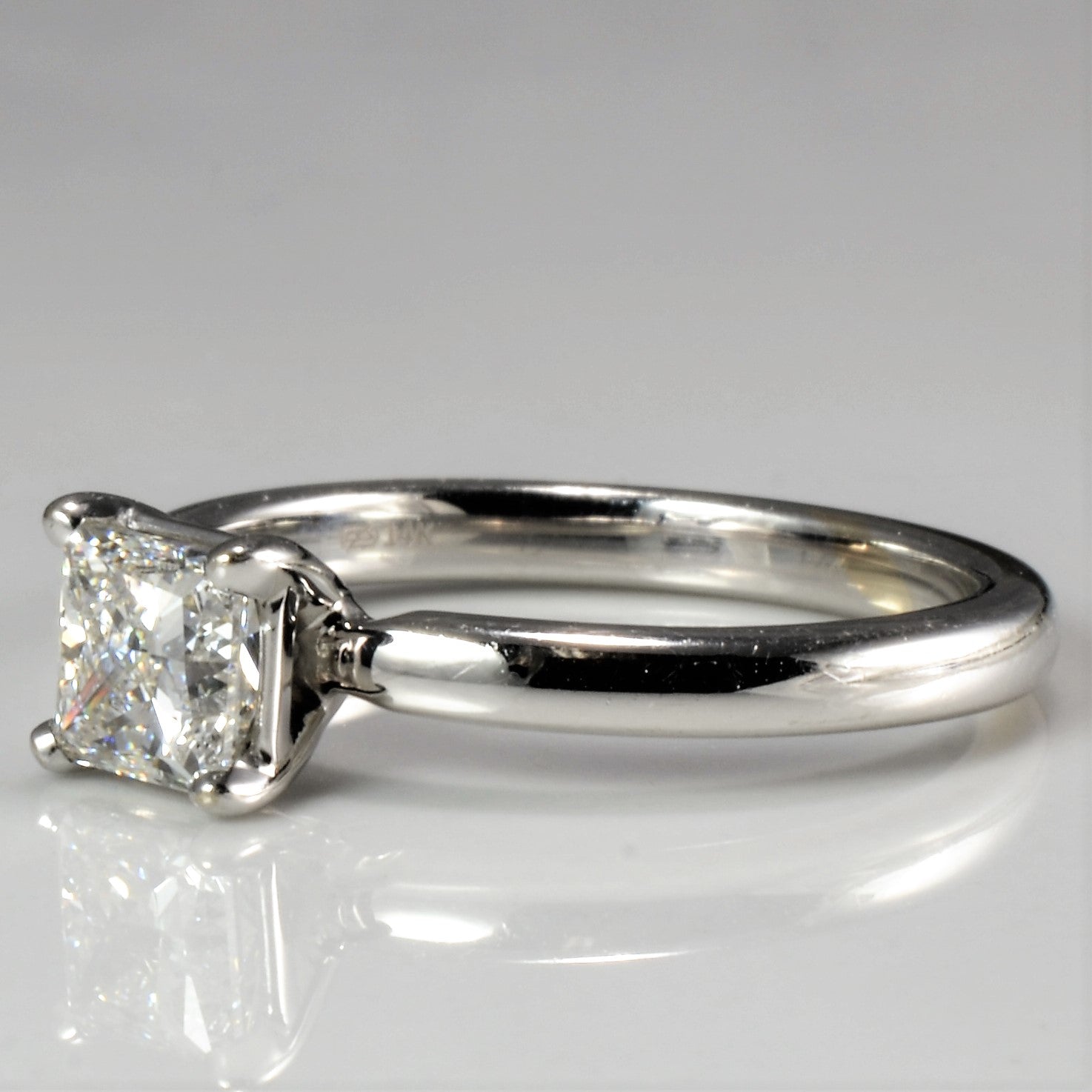 Solitaire Princess Diamond Engagement Ring | 0.75 ct, SZ 5.25 |