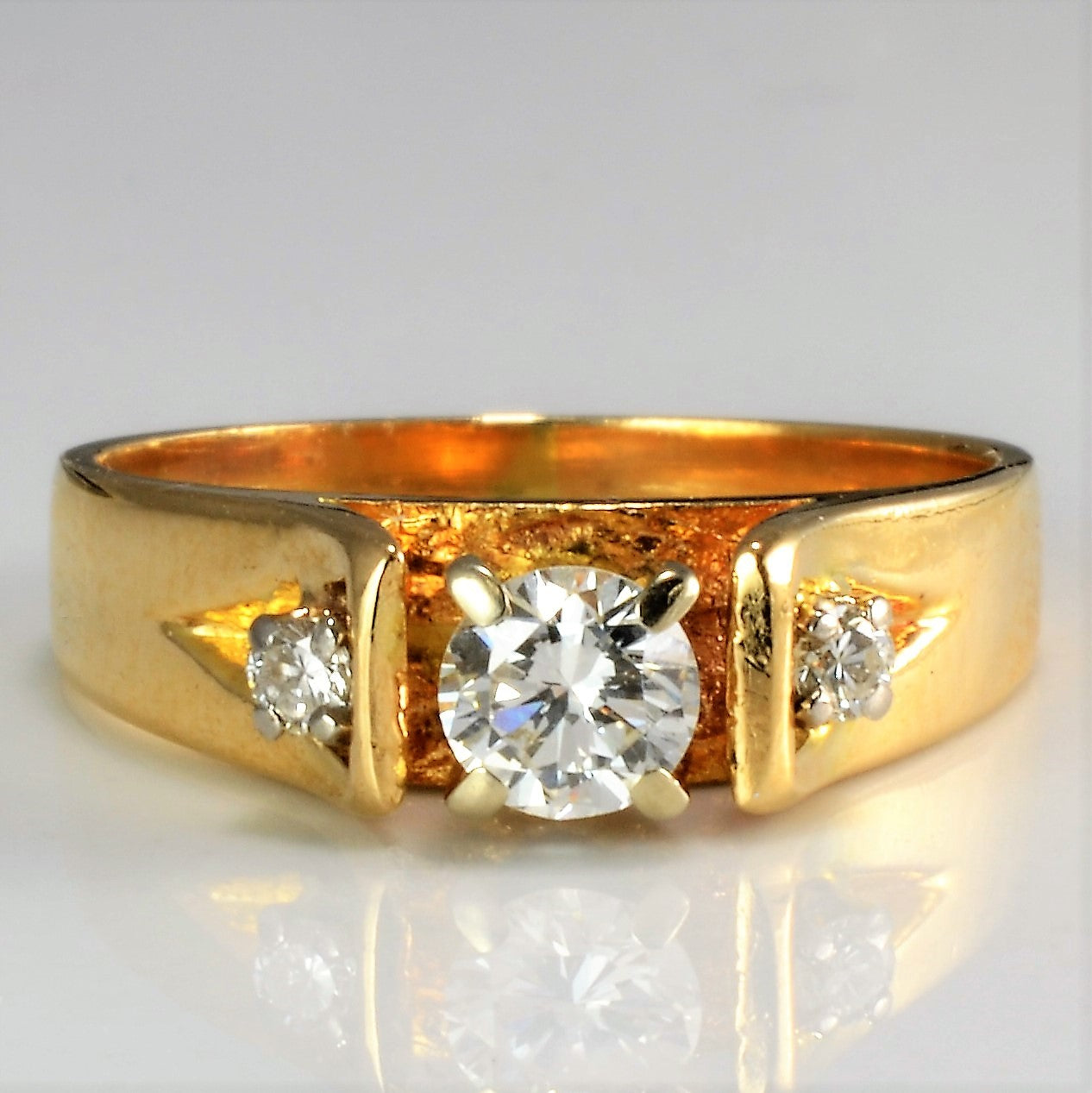 Three Stone Diamond Engagement Ring | 0.31 ctw, SZ 4 |
