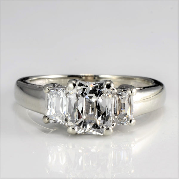 Three Stone Diamond Engagement Ring | 1.14 ctw, SZ 5 |