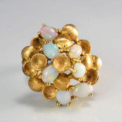 Multi Opal Cocktail Ring | 1.75ctw | | SZ 7 |