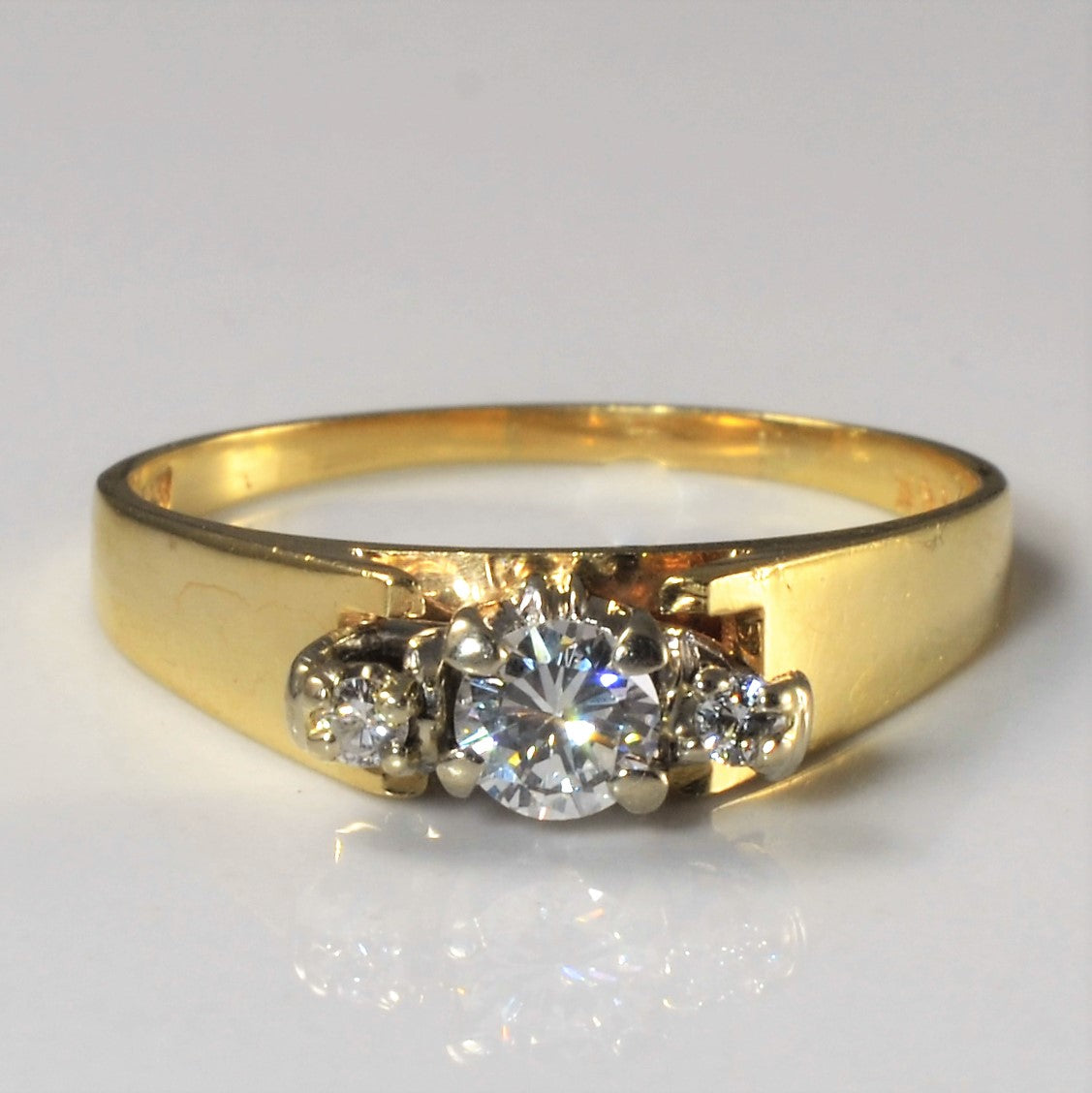 Three Stone Diamond Ring | 0.27ctw | SZ 7.5 |