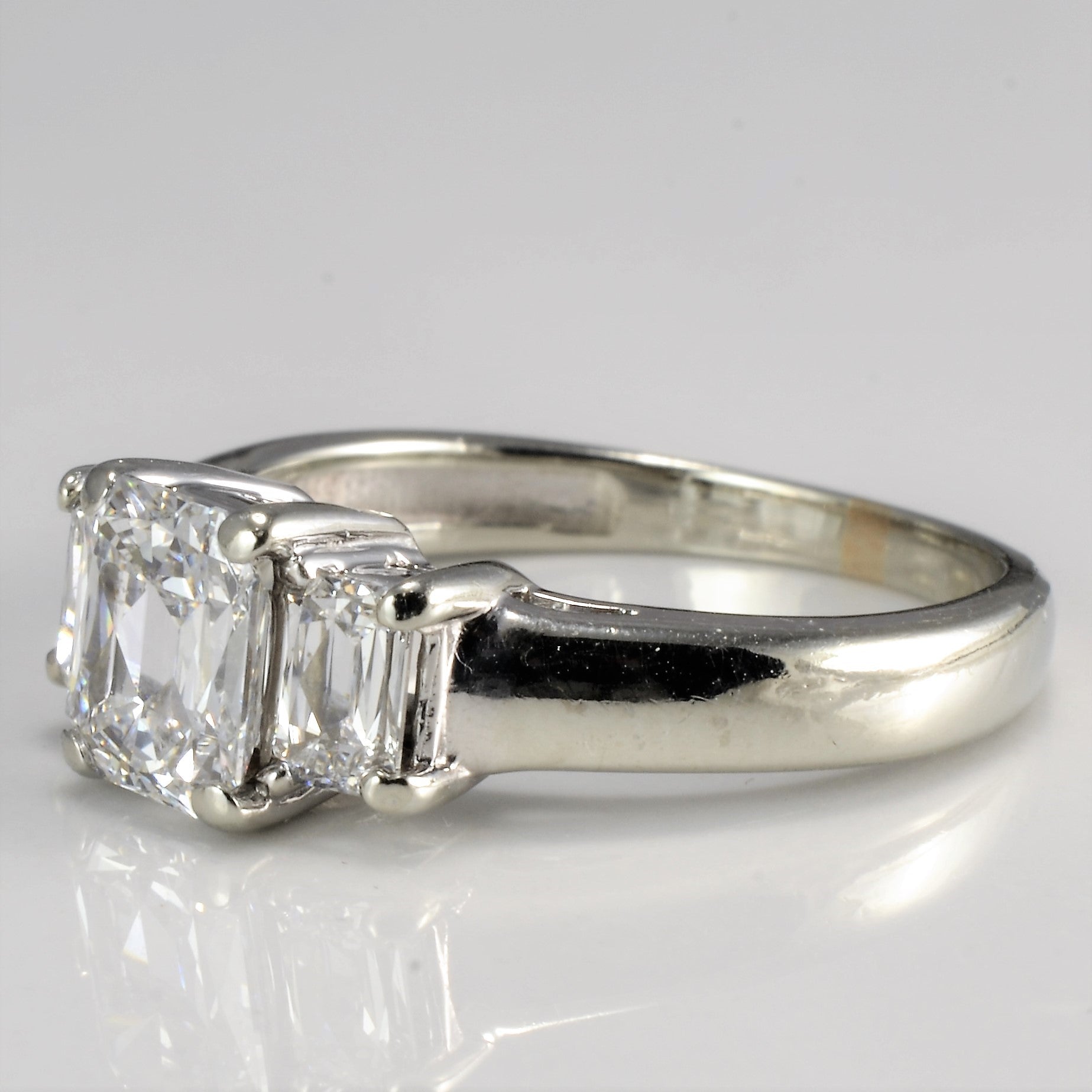 Three Stone Diamond Engagement Ring | 1.14 ctw, SZ 5 |