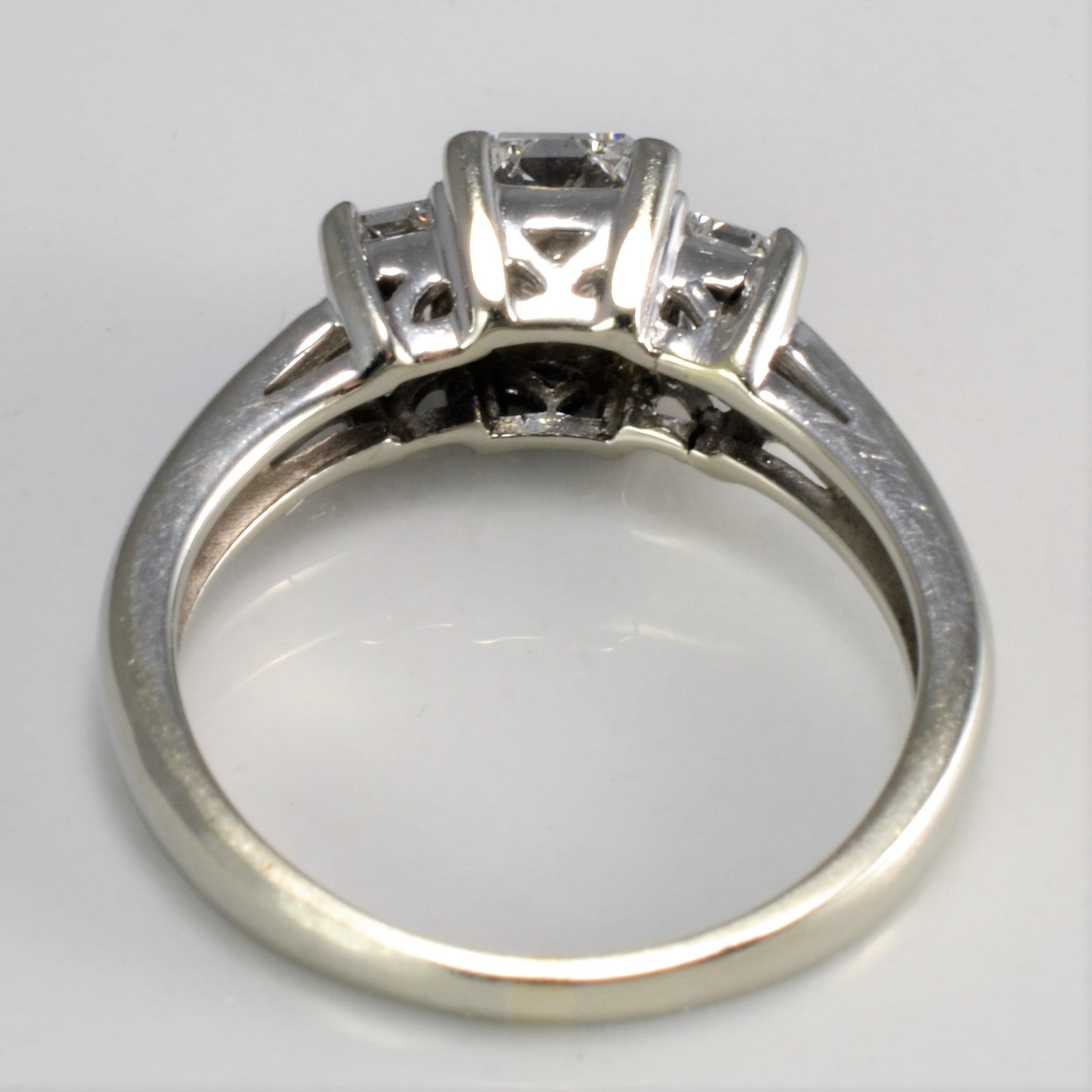 Three Stone Diamond Engagement Ring | 1.14 ctw, SZ 5 |