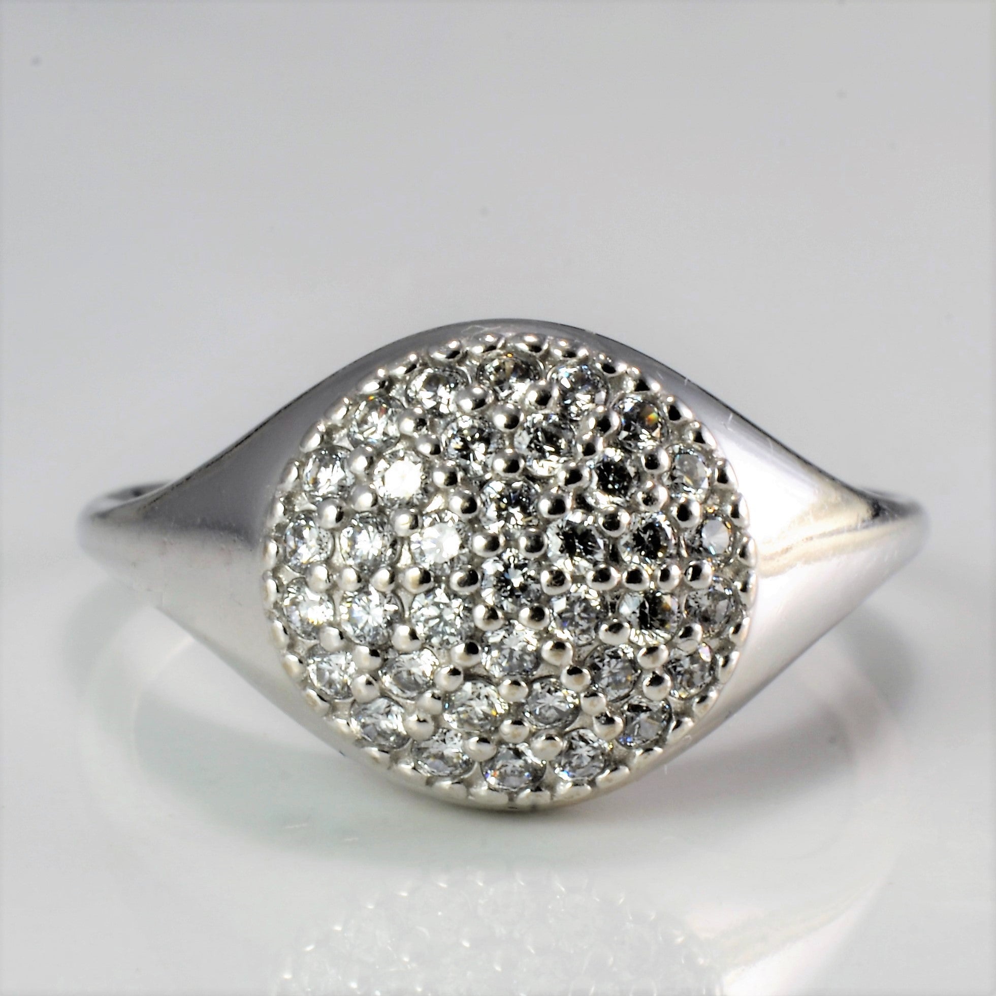 Cluster Diamond White Gold Ring | 0.41 ctw, SZ 7 |