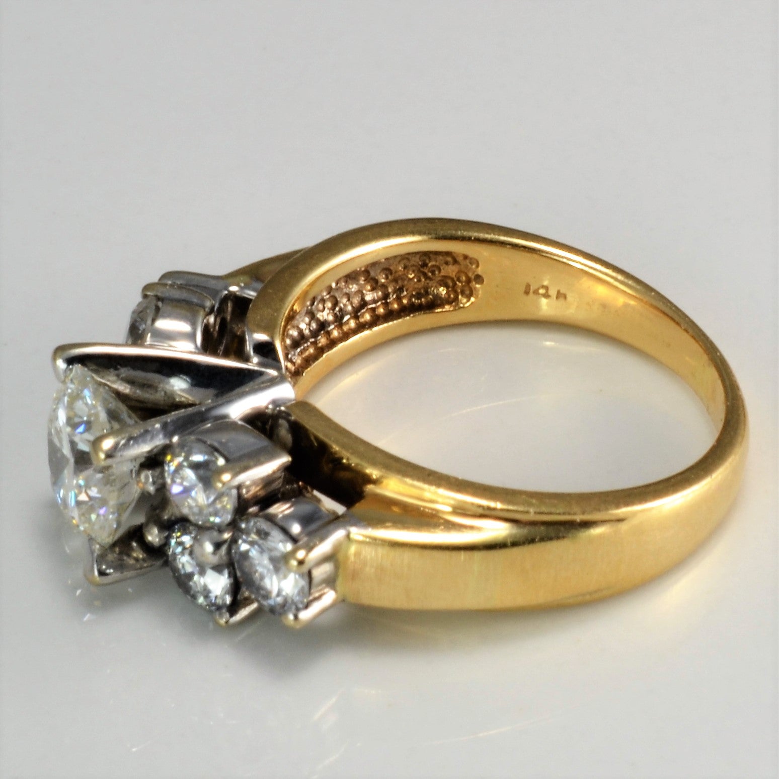High Set Cluster Diamond Engagement Ring | 2.03ctw | I1, I | SZ 5.25 |