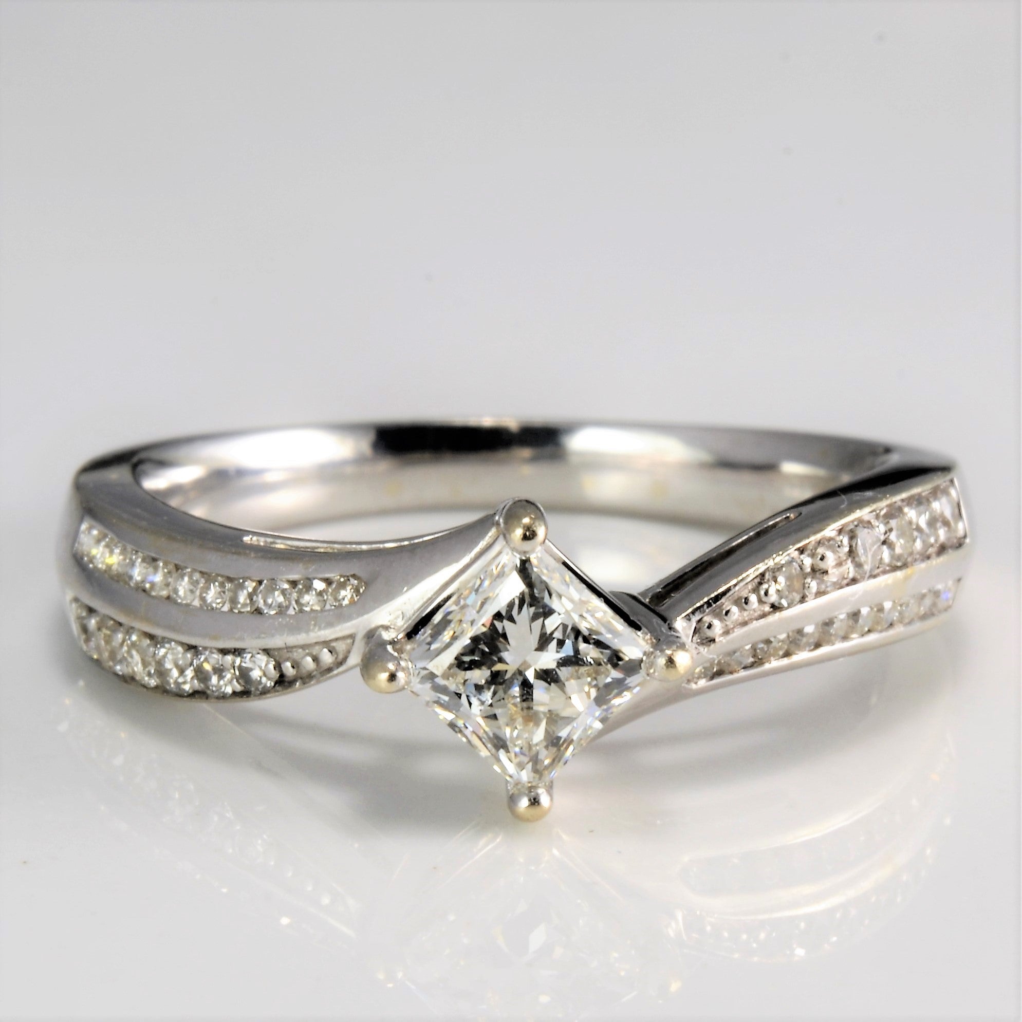 Bypass Diamond Engagement Ring | 0.93 ctw, SZ 7.25 |