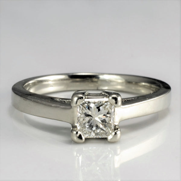 Spence Diamonds' Solitaire Princess Diamond Ring | 0.60 ct | VS1, J | SZ 7 |