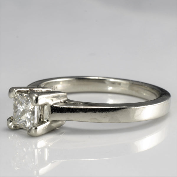 Spence Diamonds' Solitaire Princess Diamond Ring | 0.60 ct | VS1, J | SZ 7 |