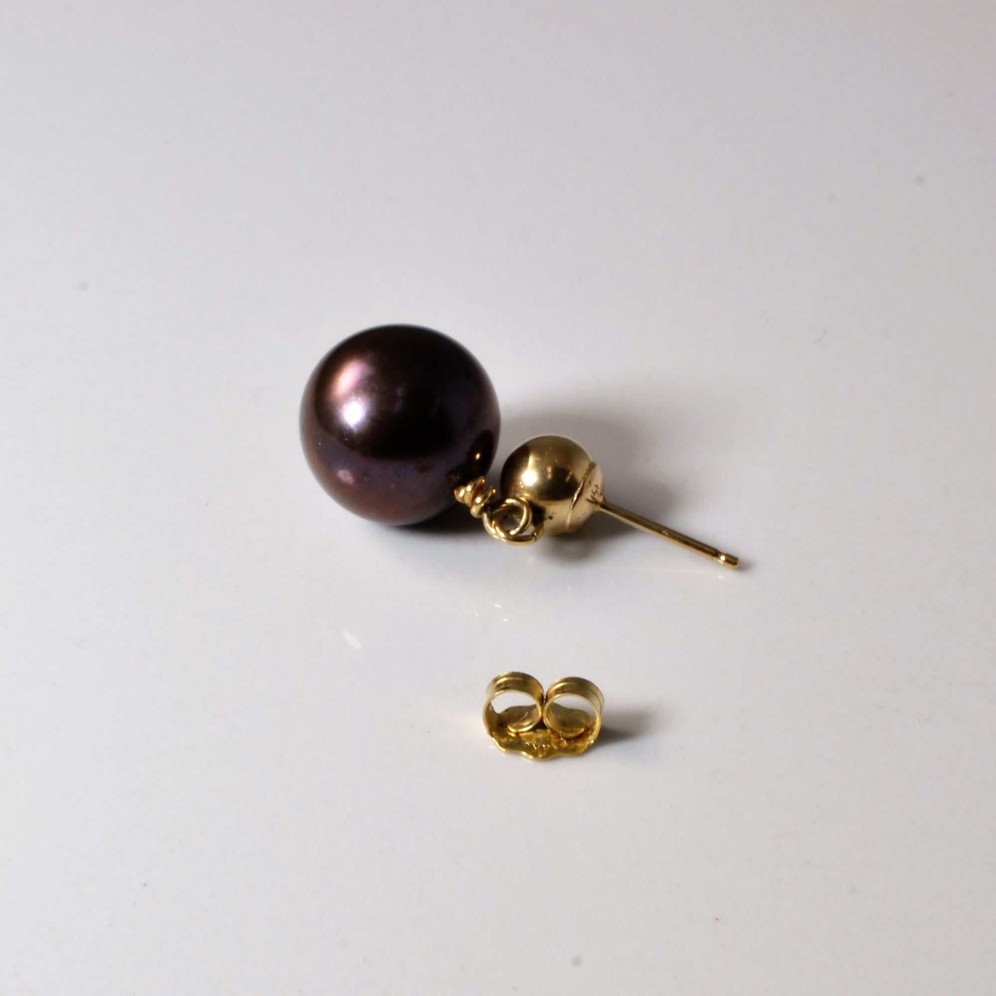 Black Pearl Drop Earrings |