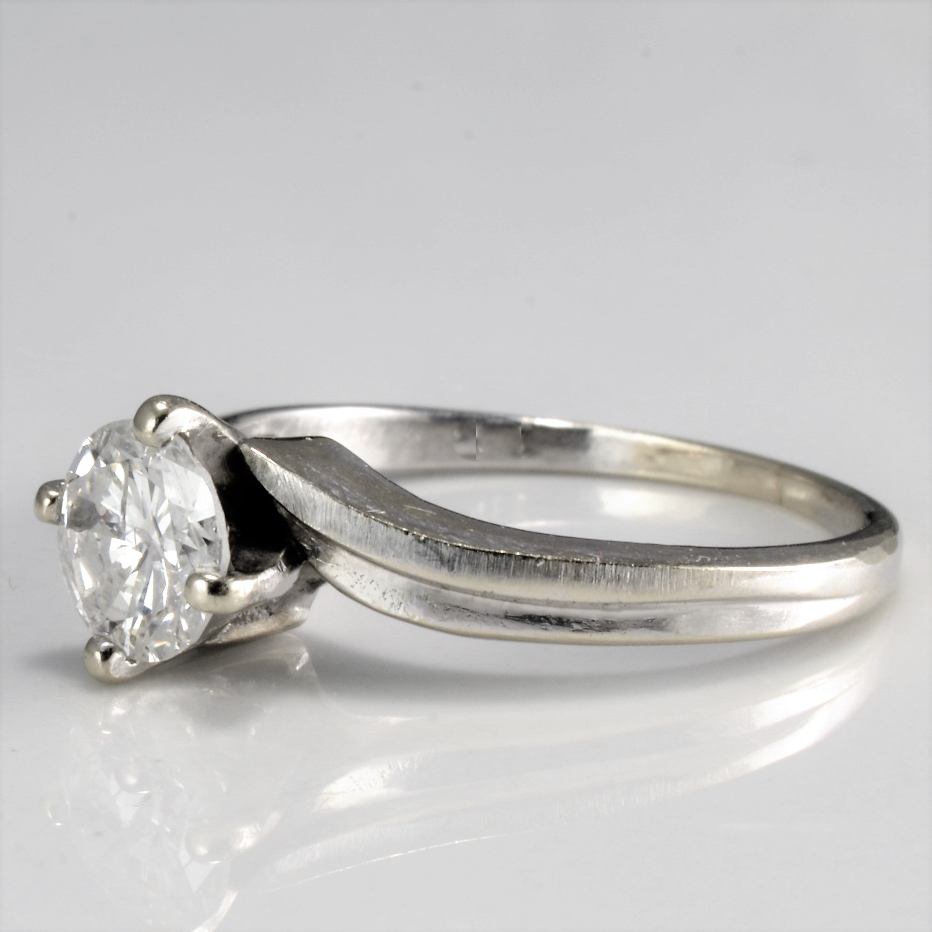 Solitaire Diamond Engagement Ring | 0.66 ct, SZ 5.25 |