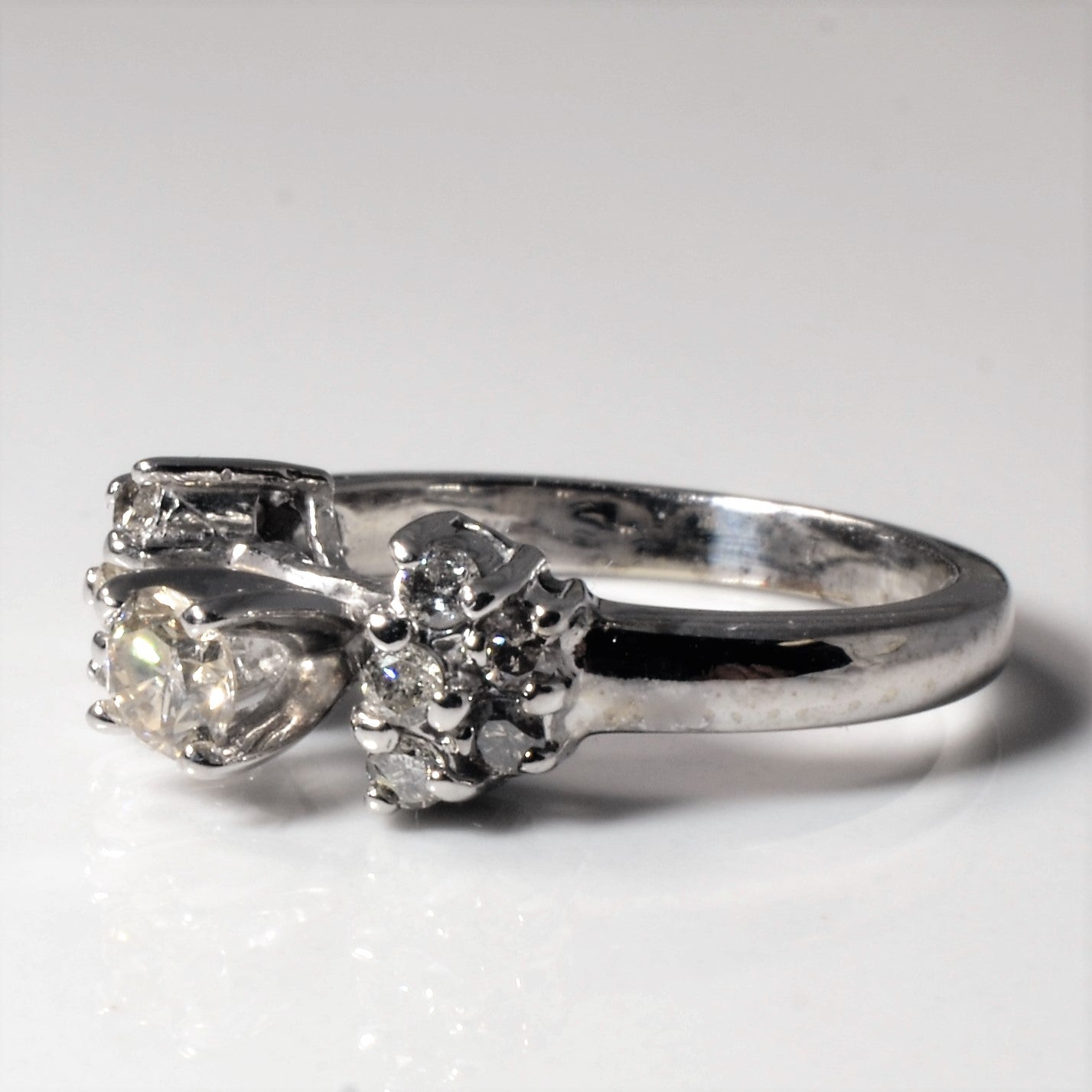 Trilogy Side Stone Engagement Ring | 0.47ctw | SZ 5 |