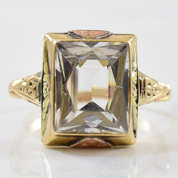 1930s Synthetic Spinel Ring | 4.00ct | SZ 5.5 |