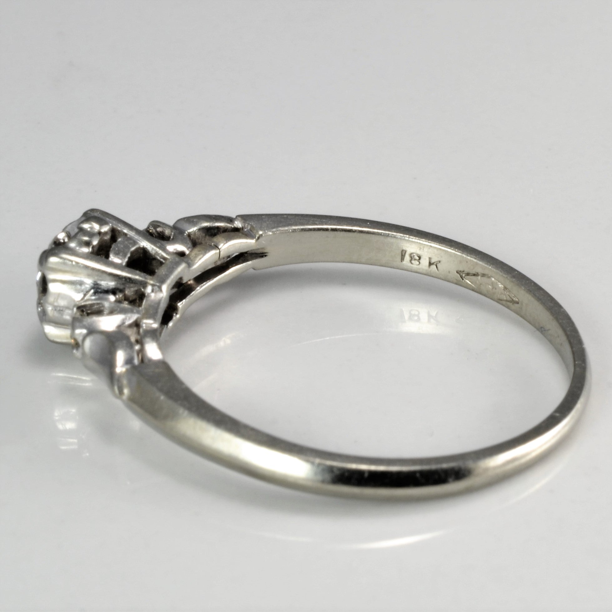 Three Stone Diamond Ring | 0.21 ctw, SZ 7.75 |