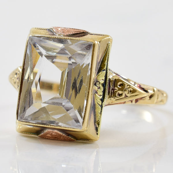 1930s Synthetic Spinel Ring | 4.00ct | SZ 5.5 |