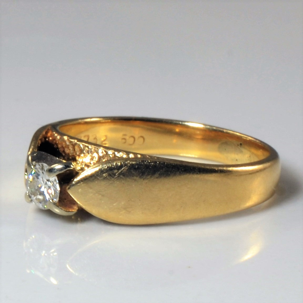 Solitaire Diamond Ring | 0.12ct | SZ 4.5 |