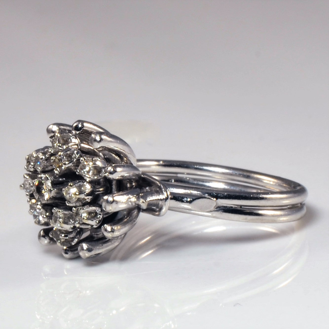 High Set Diamond Burst Ring | 0.20ctw | SZ 6 |