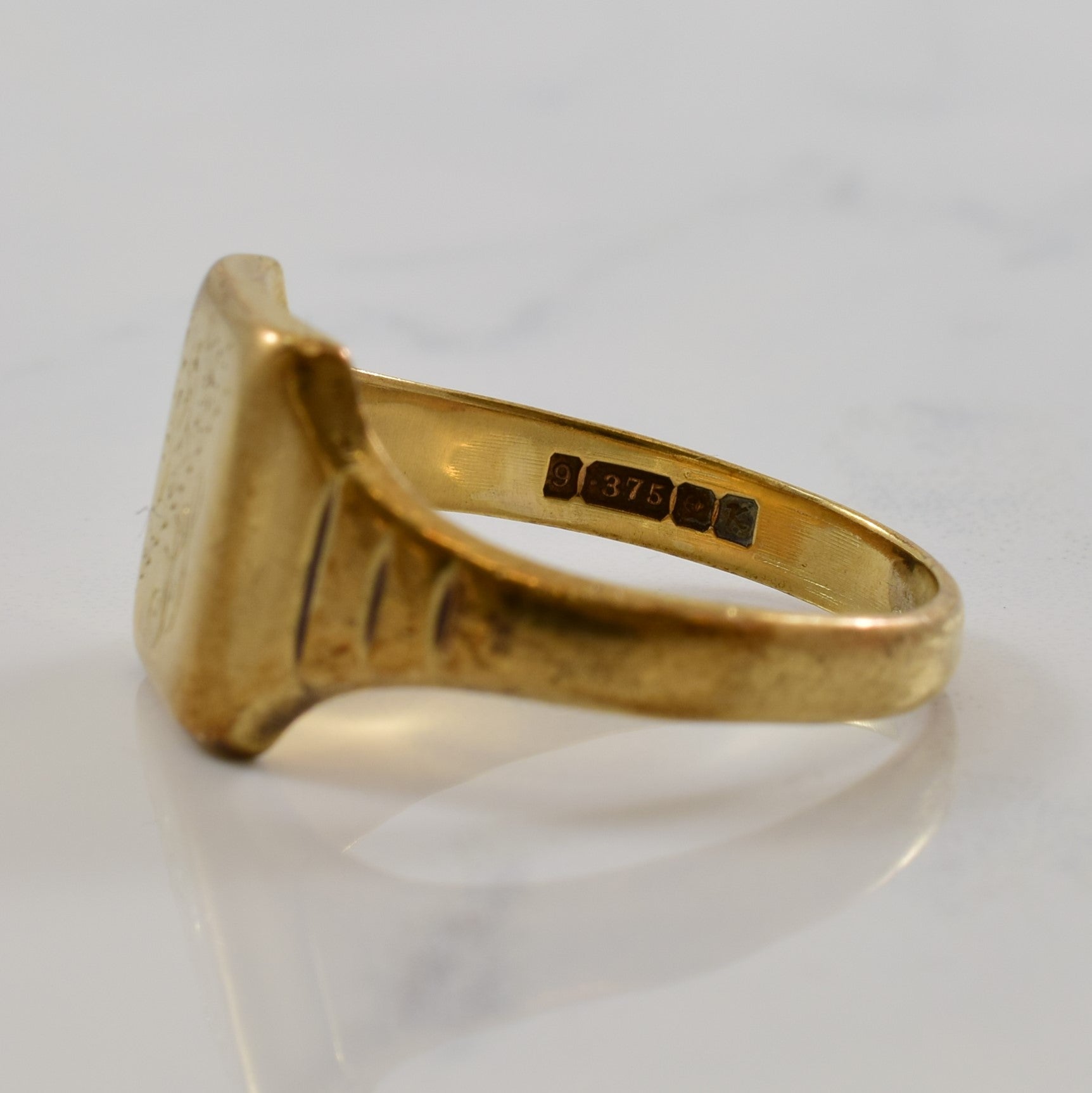 1960s Engraved Intials 'SS' Signet Ring | SZ 10.75 |