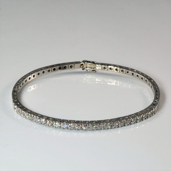 Pave Diamond Box Chain Bracelet | 0.72ctw | 7