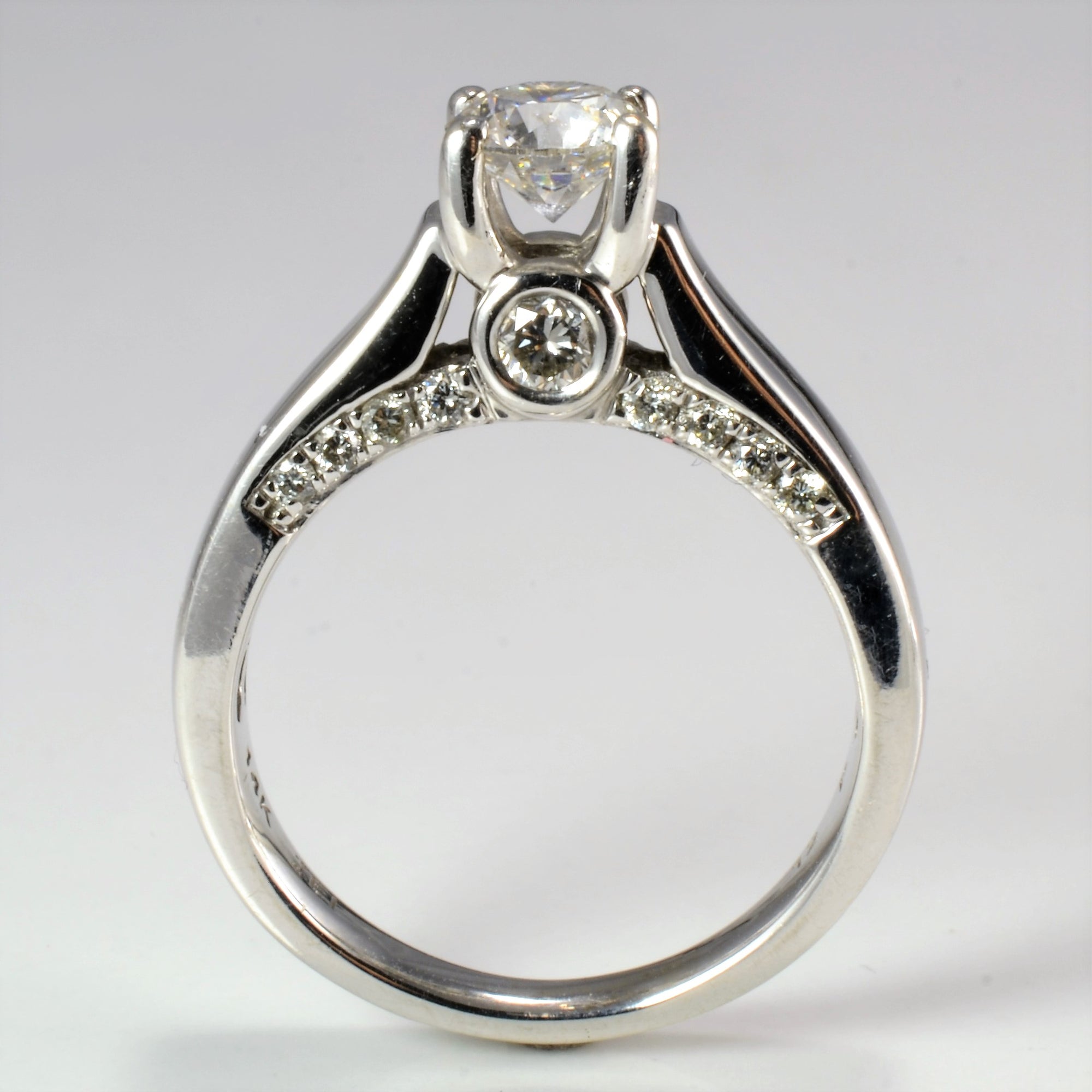 High Set Diamond Engagement Ring | 1.26 ctw, SZ 5.5 |