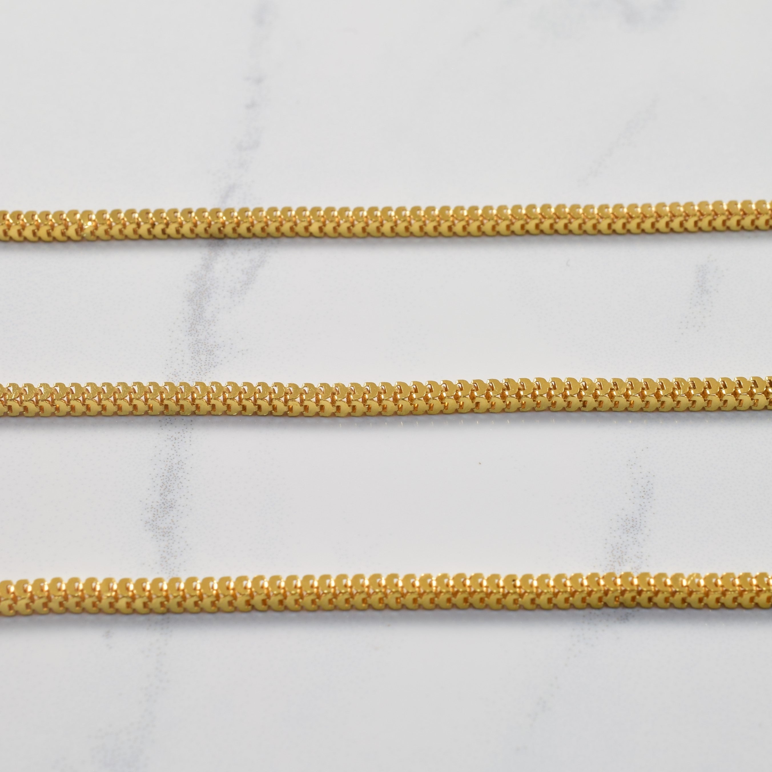 22k Yellow Gold Box Chain | 26" |