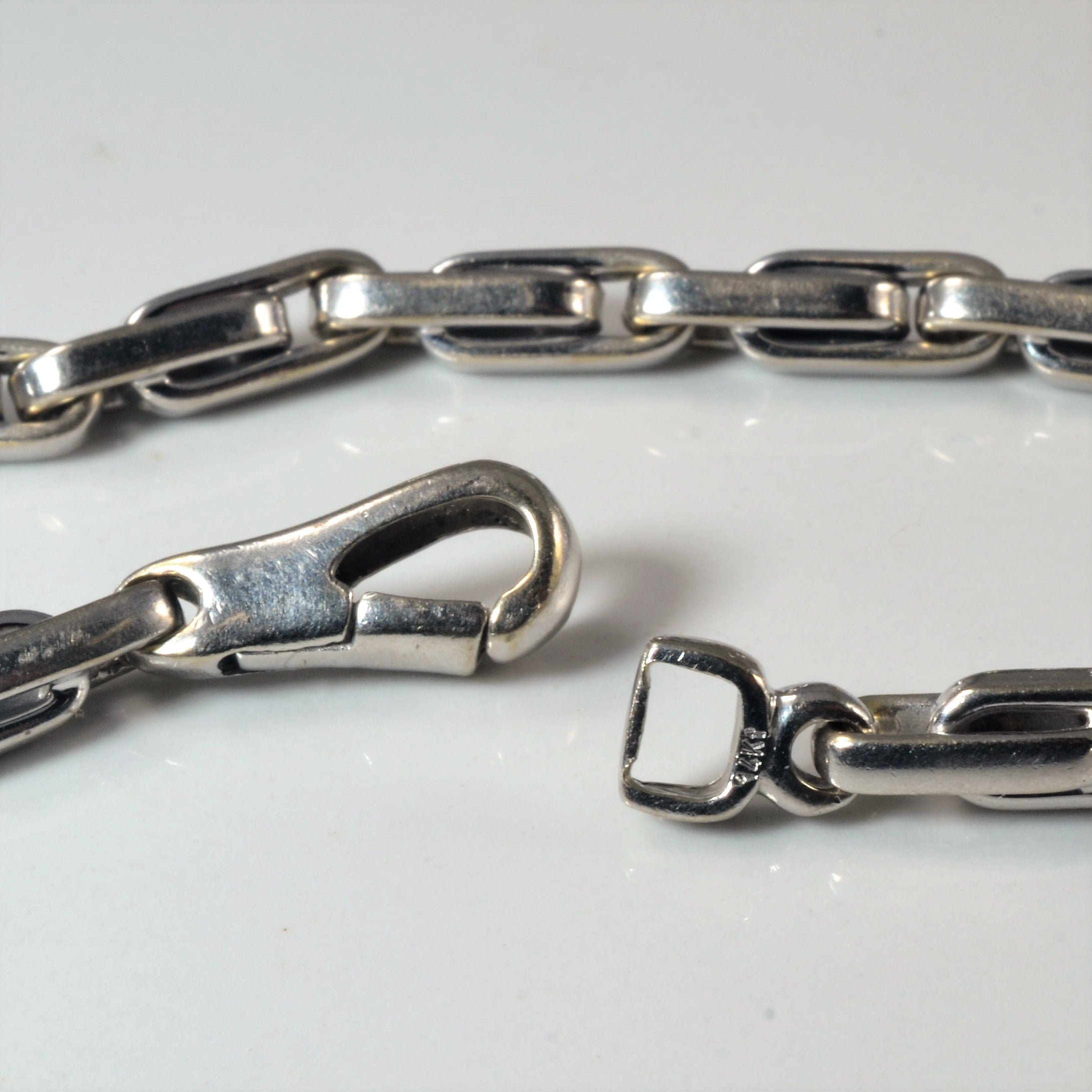 14k White Gold Heavy Rolo Chain | 24.5" |