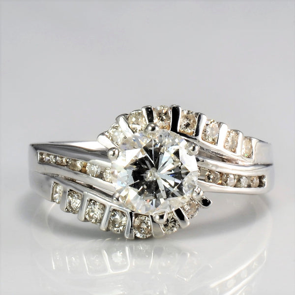 Bypass Diamond Engagement Ring | 1.35 ctw, SZ 6.25 |
