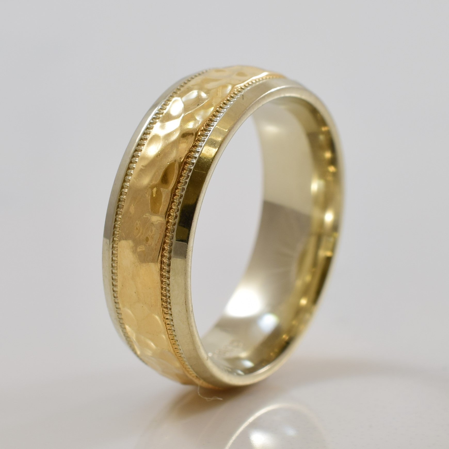 Hammered Two Tone Band | SZ 6 |