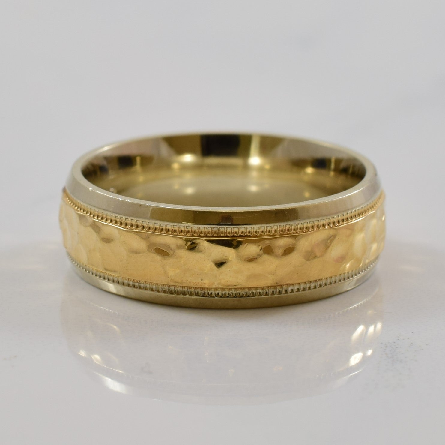 Hammered Two Tone Band | SZ 6 |