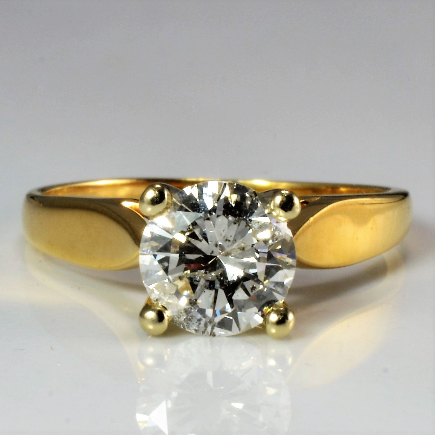 Solitaire Diamond Engagement Ring | 1.08 ct, SZ 6 |