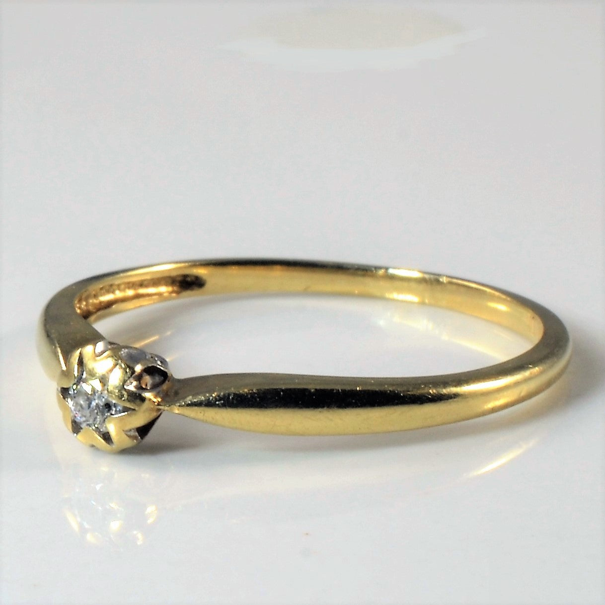 Solitaire Diamond Ring | 0.05ct | SZ 6.25 |