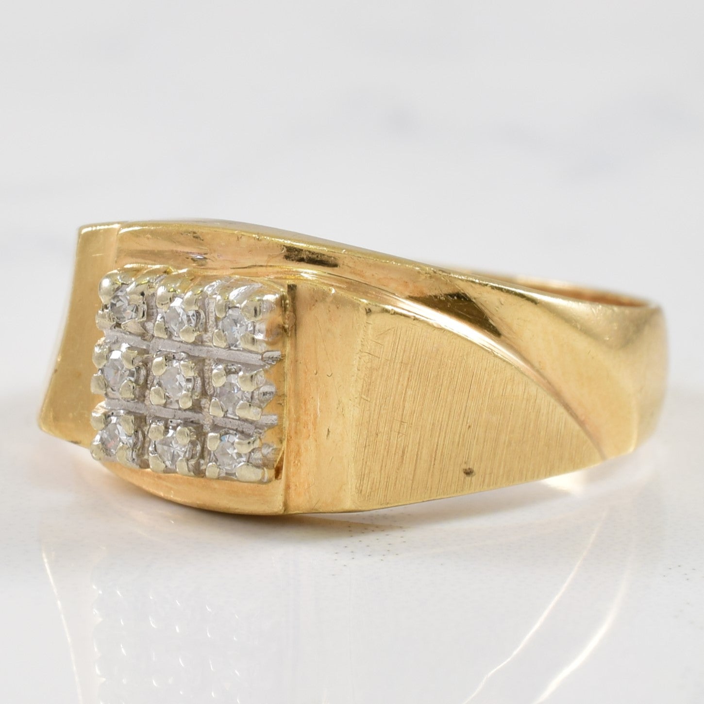 Diamond Grid Ring | 0.06ctw | SZ 8.5 |