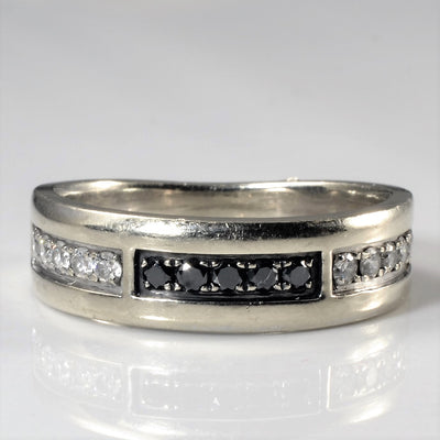 Black & White Diamond Band | 0.30ctw | SZ 9 |